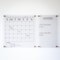 Martha Stewart Grayson Acrylic Wall Calendar & Notes Board Set W/ Marker & Mntng Hrdwr, Clear W/ Black Print BR-ACS-284545-BK-2-CLRBK-MS - alternate 9